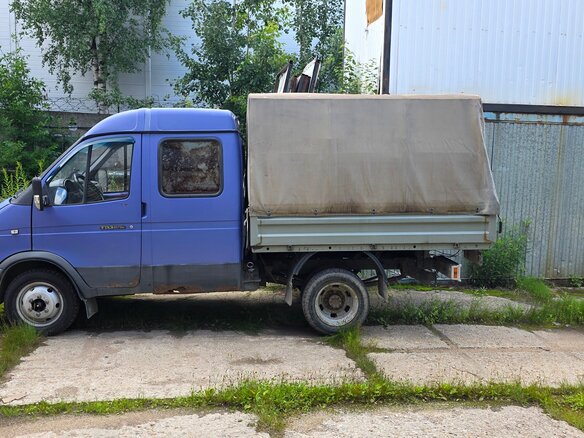 2004 ГАЗ ГАЗель (33023/330273) Фермер, синий, 350000 рублей - вид 8