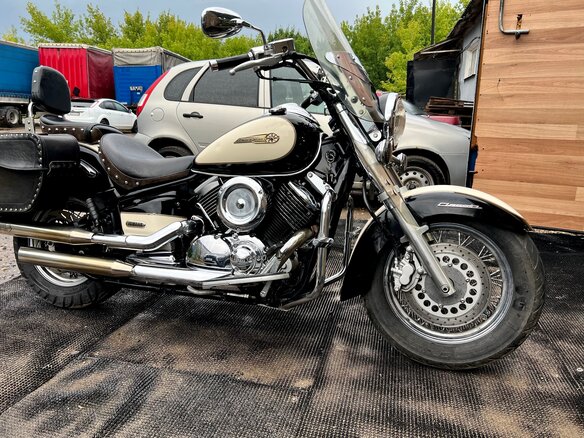 2006 Yamaha XVS1100, чёрный, 523000 рублей - вид 6
