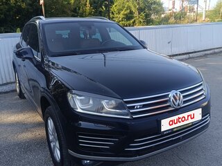 2016 Volkswagen Touareg II Рестайлинг, синий, 3300000 рублей, вид 3