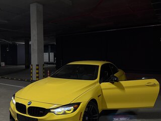 2018 BMW M4 Competition Package F82/F83 Рестайлинг, жёлтый, 4000000 рублей, вид 4