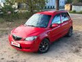 2003 Mazda 2 I (DY), красный, 240000 рублей