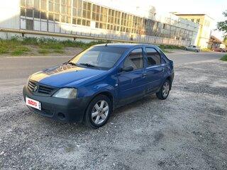 2007 Renault Logan I, синий, 149000 рублей, вид 1