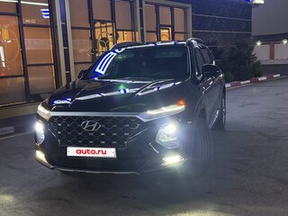2019 Hyundai Santa Fe IV, чёрный, 3300000 рублей, вид 1