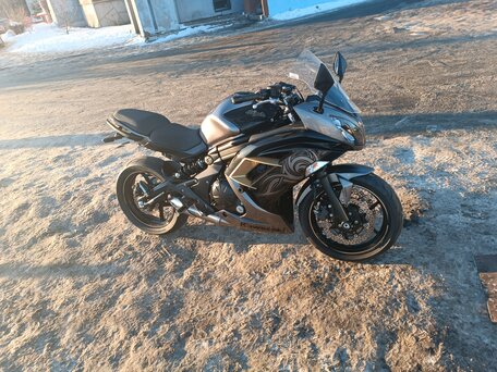 2017 Kawasaki Ninja 400, чёрный, 630000 рублей, вид 4