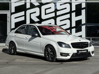 2012 Mercedes-Benz C-Класс 180 BlueEFFICIENCY III (W204) Рестайлинг, белый, 1530000 рублей, вид 1