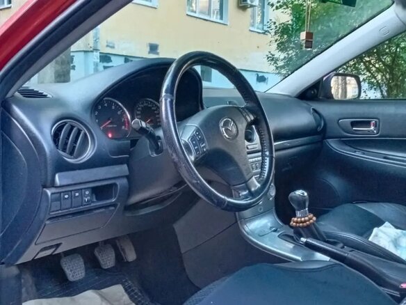 2004 Mazda 6 I (GG), красный - вид 5