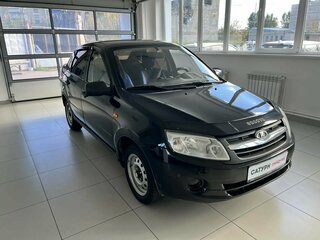 2012 Lada (ВАЗ) Granta I, чёрный, 295000 рублей, вид 3