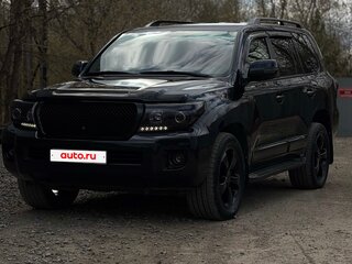 2013 Toyota Land Cruiser 200 Series Рестайлинг 1, чёрный, 4200000 рублей, вид 3
