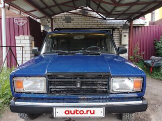 1997 Lada (ВАЗ) 2107, синий, 100000 рублей, вид 1