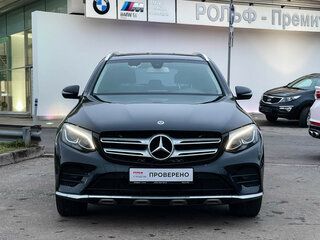 2018 Mercedes-Benz GLC 300 I (X253), чёрный, 3398000 рублей, вид 2