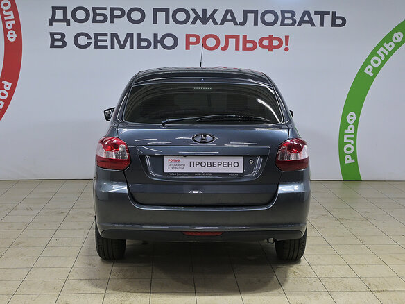 2017 Lada (ВАЗ) Granta I, серый, 376000 рублей - вид 4