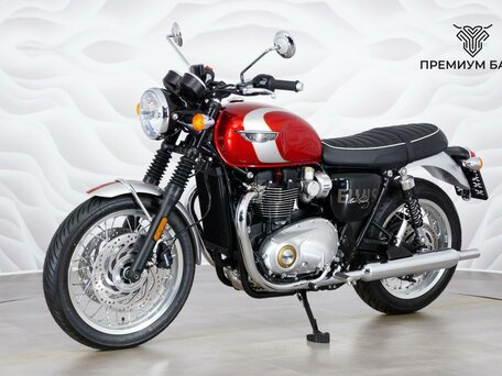 2024 Triumph Bonneville T120, красный, 1549000 рублей, вид 3