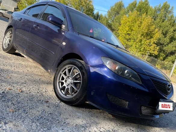 2004 Mazda 3 I (BK), синий, 380000 рублей - вид 2