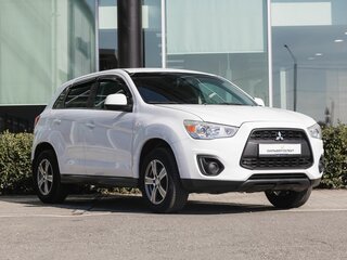 2014 Mitsubishi ASX I Рестайлинг, белый, 1100000 рублей, вид 5