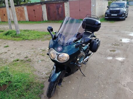 2000 Triumph Trophy 1200, зелёный, 280000 рублей, вид 1