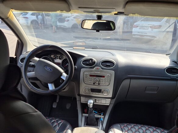 2008 Ford Focus II Рестайлинг, чёрный, 500000 рублей - вид 8