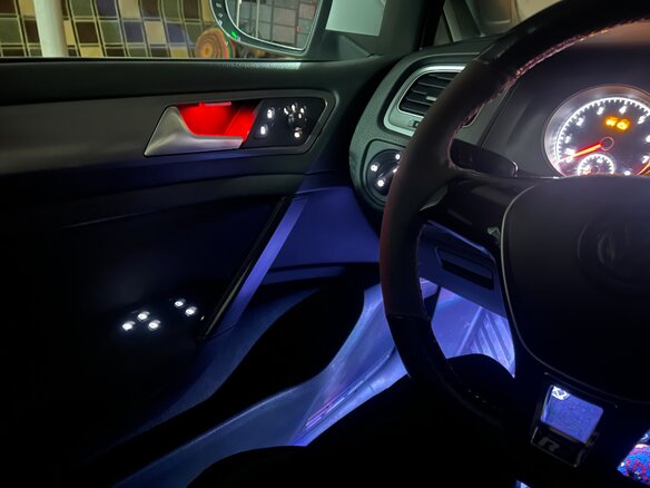 2014 Volkswagen Golf VII, белый - вид 7