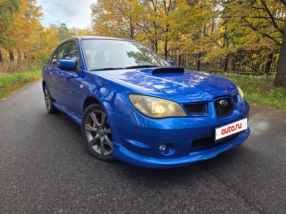 2006 Subaru Impreza WRX II Рестайлинг 2, синий, 1390000 рублей