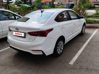 2018 Hyundai Solaris II, белый, 1100000 рублей, вид 4