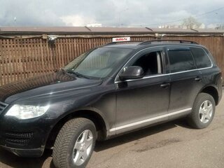 2009 Volkswagen Touareg I Рестайлинг, чёрный, 1000000 рублей, вид 1