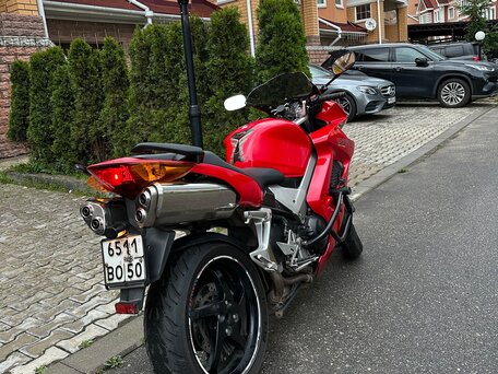2002 Honda VFR 800, красный, 455000 рублей, вид 1