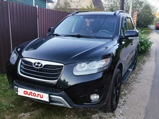 2011 Hyundai Santa Fe II Рестайлинг, чёрный, 1200000 рублей, вид 3
