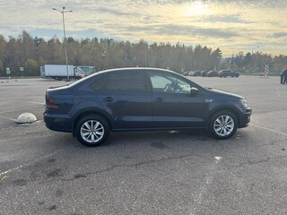 2016 Volkswagen Polo V Рестайлинг, синий, 1250000 рублей, вид 3