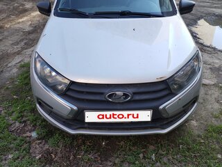 2019 Lada (ВАЗ) Granta I Рестайлинг, серебристый, 450000 рублей, вид 1
