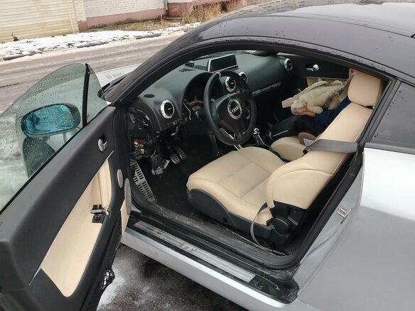 1999 Audi TT I (8N), серебристый, 750000 рублей - вид 7
