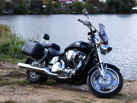 2002 Honda VTX 1800, чёрный, 750000 рублей, вид 1