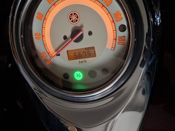 2001 Yamaha XVS1100, красный, 550000 рублей - вид 9