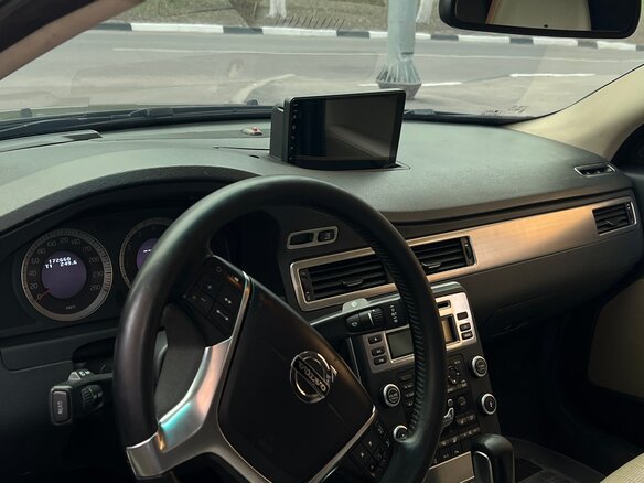 2010 Volvo S80 II Рестайлинг, синий - вид 4