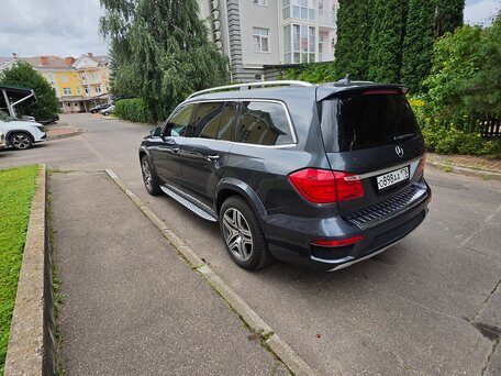 2014 Mercedes-Benz GL-Класс 350 II (X166), серый, вид 4