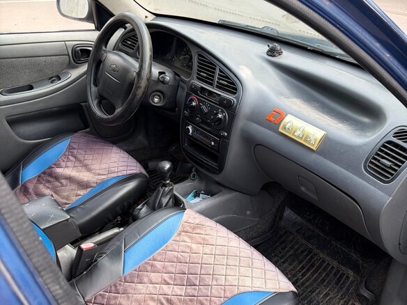 2008 Chevrolet Lanos I, синий, 198000 рублей - вид 6