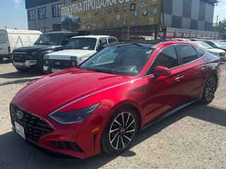 2020 Hyundai Sonata VIII (DN8), красный, 3050000 рублей, вид 1