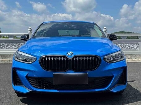 2021 BMW 1 серии 120i III (F52) Рестайлинг, синий, 1870000 рублей, вид 2