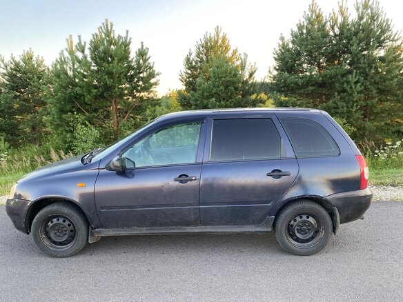 2008 Lada (ВАЗ) Kalina I, синий, 225000 рублей - вид 7