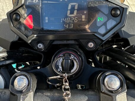 2021 Kawasaki Z 400, голубой, 500000 рублей, вид 2