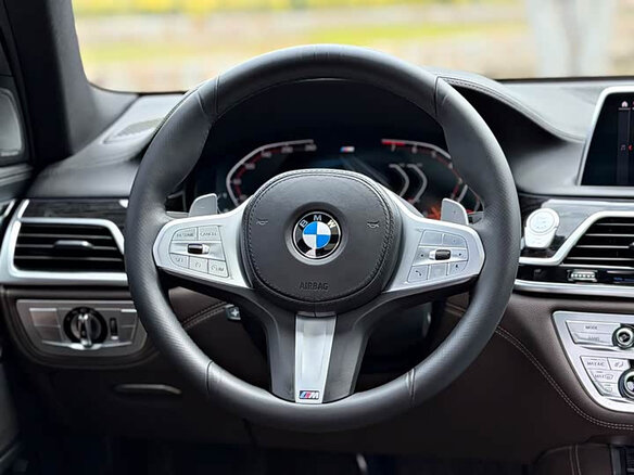 2021 BMW 7 серии 730i VI (G11/G12) Рестайлинг, чёрный, 6277926 рублей - вид 7