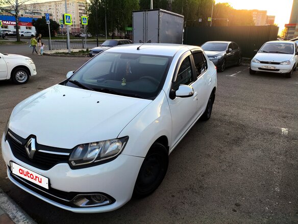 2017 Renault Logan II, белый - вид 4