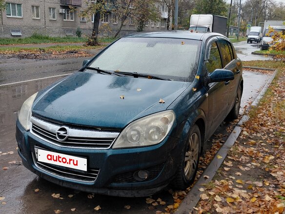 2007 Opel Astra H Рестайлинг, синий, 329000 рублей