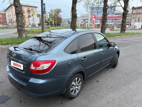 2014 Lada (ВАЗ) Granta I, серый, 350000 рублей - вид 3