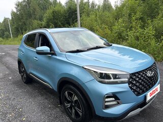 2024 Chery Tiggo 4 Pro I Рестайлинг, синий, 1350000 рублей, вид 3