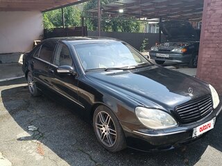 1999 Mercedes-Benz S-Класс 430 Long IV (W220), чёрный, 350000 рублей, вид 5