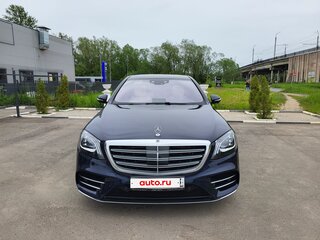 2018 Mercedes-Benz S-Класс 560 VI (W222, C217) Рестайлинг, синий, 5050000 рублей, вид 2