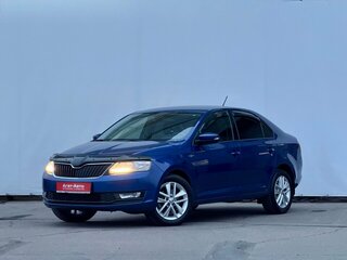 2018 Skoda Rapid I Рестайлинг, синий, 1050000 рублей, вид 3