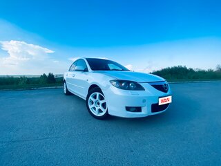 2007 Mazda 3 I (BK) Рестайлинг, белый, 540000 рублей, вид 3