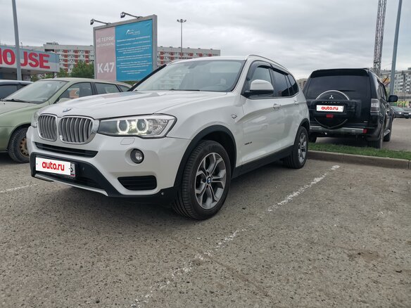 2014 BMW X3 20i xDrive II (F25) Рестайлинг, белый, 2800000 рублей - вид 1