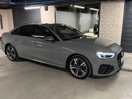 2022 Audi A4 35 TFSI V (B9) Рестайлинг, серый, 3500000 рублей, вид 3