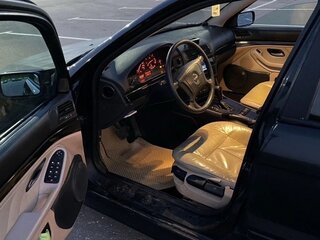 2000 BMW 5 серии 525i IV (E39) Рестайлинг, чёрный, 420000 рублей, вид 1